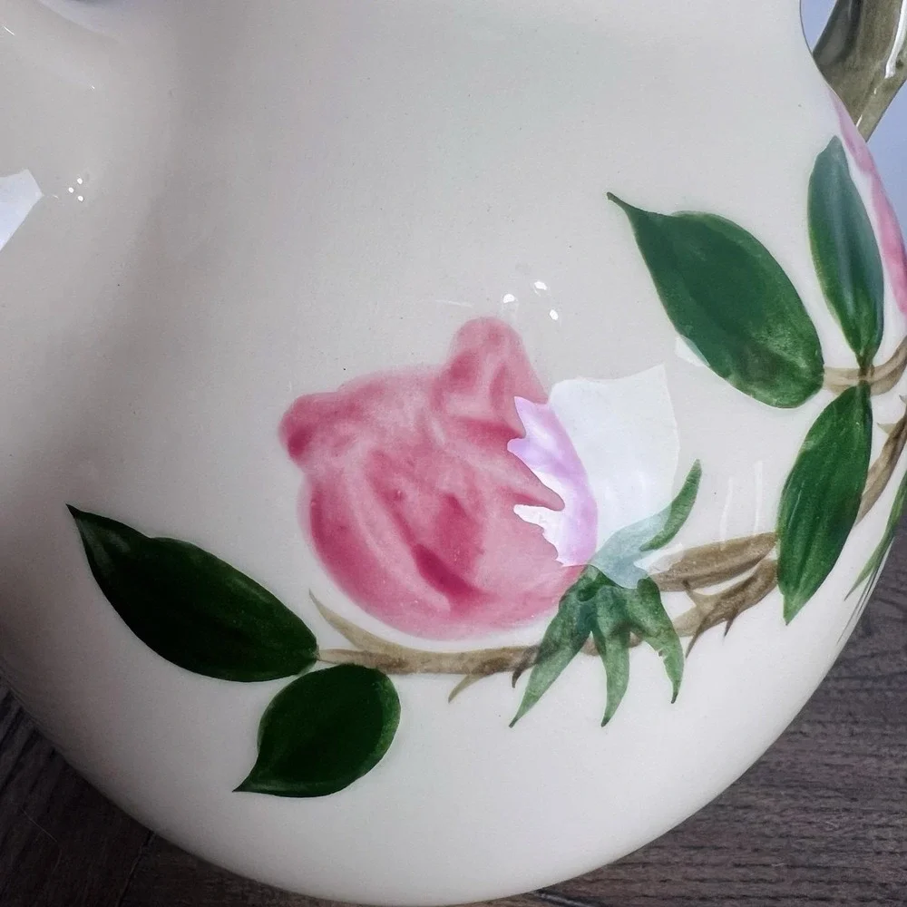 Vintage Franciscan Desert Rose Tall Coffee Pot with Lid